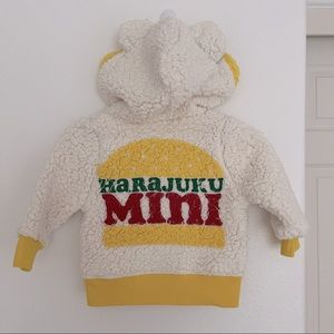 Harajuku Mini x Target Sherpa Bear Zip-Up Hoodie Jacket